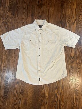 Woolrich Canvas Short Sleeve Shirt